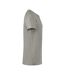 Mens Basic T-shirt Silver Clique-4