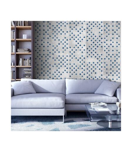 Papier Peint Dots on Concrete 50x1000cm