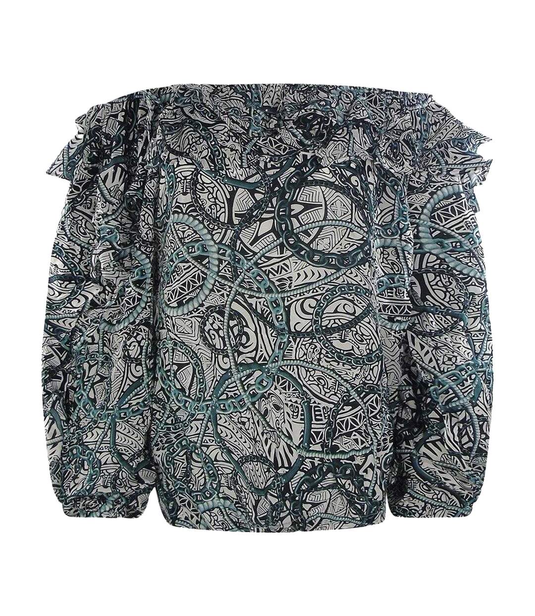 Womens/ladies Fashion Jafari Flamenco Blouse Multicoloured Inoa-2