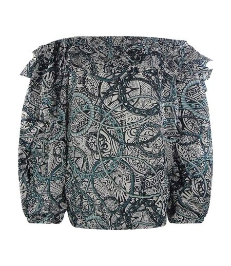 Womens/ladies Fashion Jafari Flamenco Blouse Multicoloured Inoa