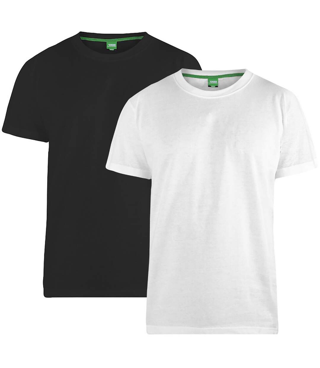 T-shirts d555 fenton homme noir/ blanc Duke