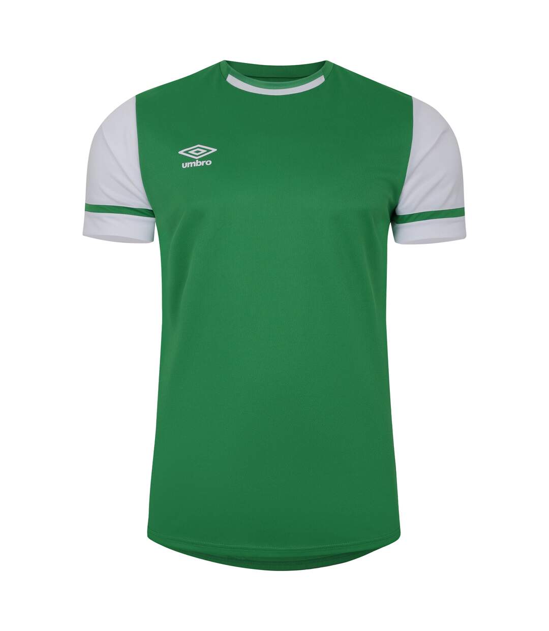 Mens cavelle jersey t-shirt emerald/brilliant white Umbro-1
