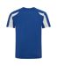 T-shirt Sport Contraste Homme Bleu Roi Blanc Arctique Just Cool-1