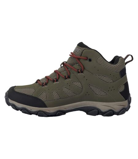 Chaussures De Marche Edgepoint Homme Vert Kaki Foncé Orange Regatta
