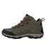 Chaussures De Marche Edgepoint Homme Vert Kaki Foncé Orange Regatta-3