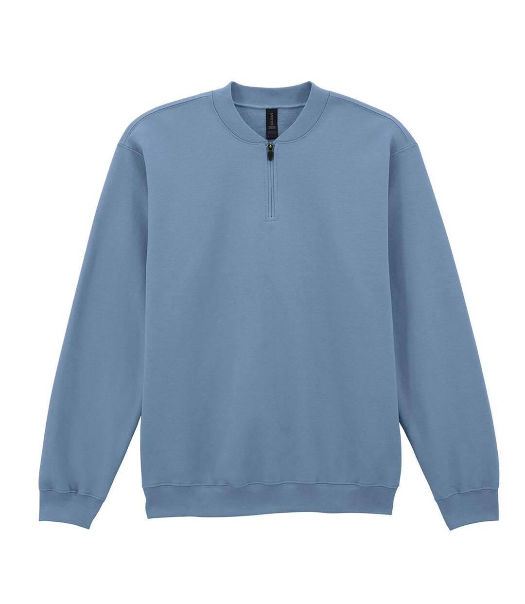 Unisex Adult Softstyle Midweight Quarter Zip Sweatshirt Stone Blue Gildan-1