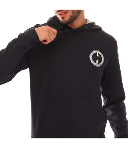 Mens Sew-on Hoodie Dark Blue Boss