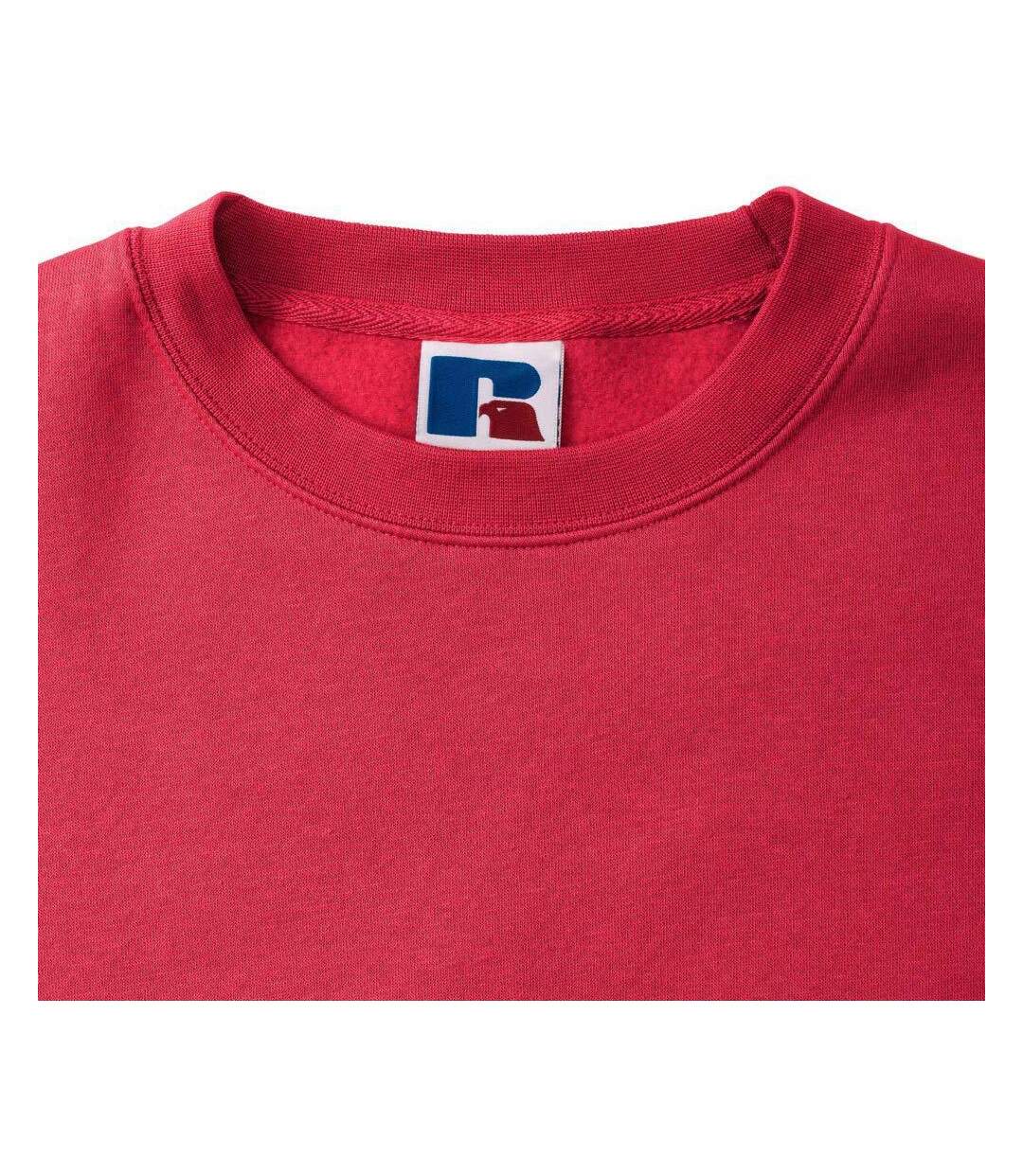 Sweat-shirt Authentique Pour Hommes Coupe Plus Fine Rouge Russell-4