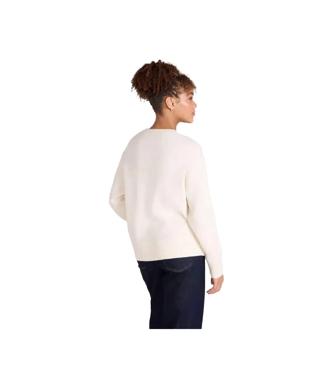 Pull Femme Beige Clair Animal-3