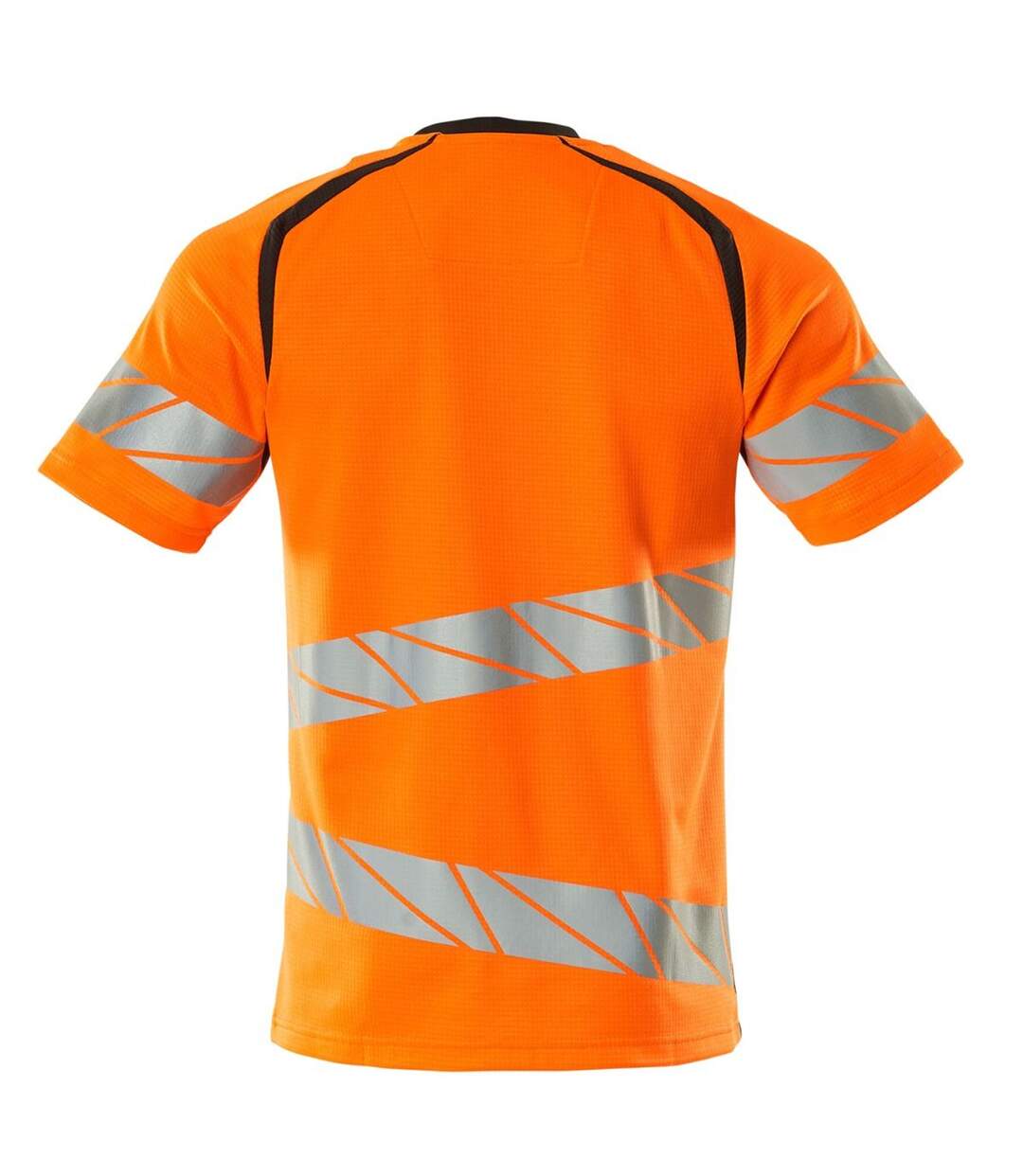 T-shirt Accelerate Safe Homme Orange Fluo Anthracite Foncé Mascot-2