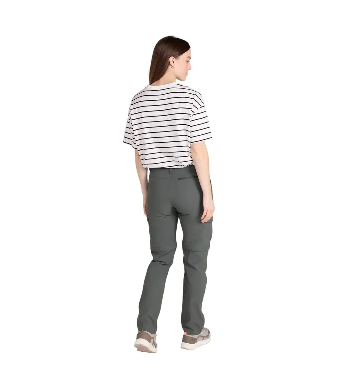Pantalon Uni 2-en-1 Conniston Femme Vert Kaki Mountain Warehouse-4