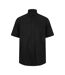 Chemise Manches Courtes Homme Noir Henbury-1