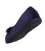 Isotoner Chaussons Ballerines femme en microvelours avec un détail nœud-5