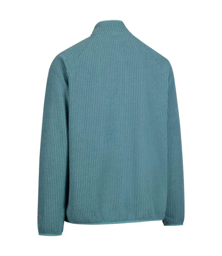 Polaire À Col Montant Zippé Et Poche Sur Poitrine Harry Homme Vert Mer Trespass