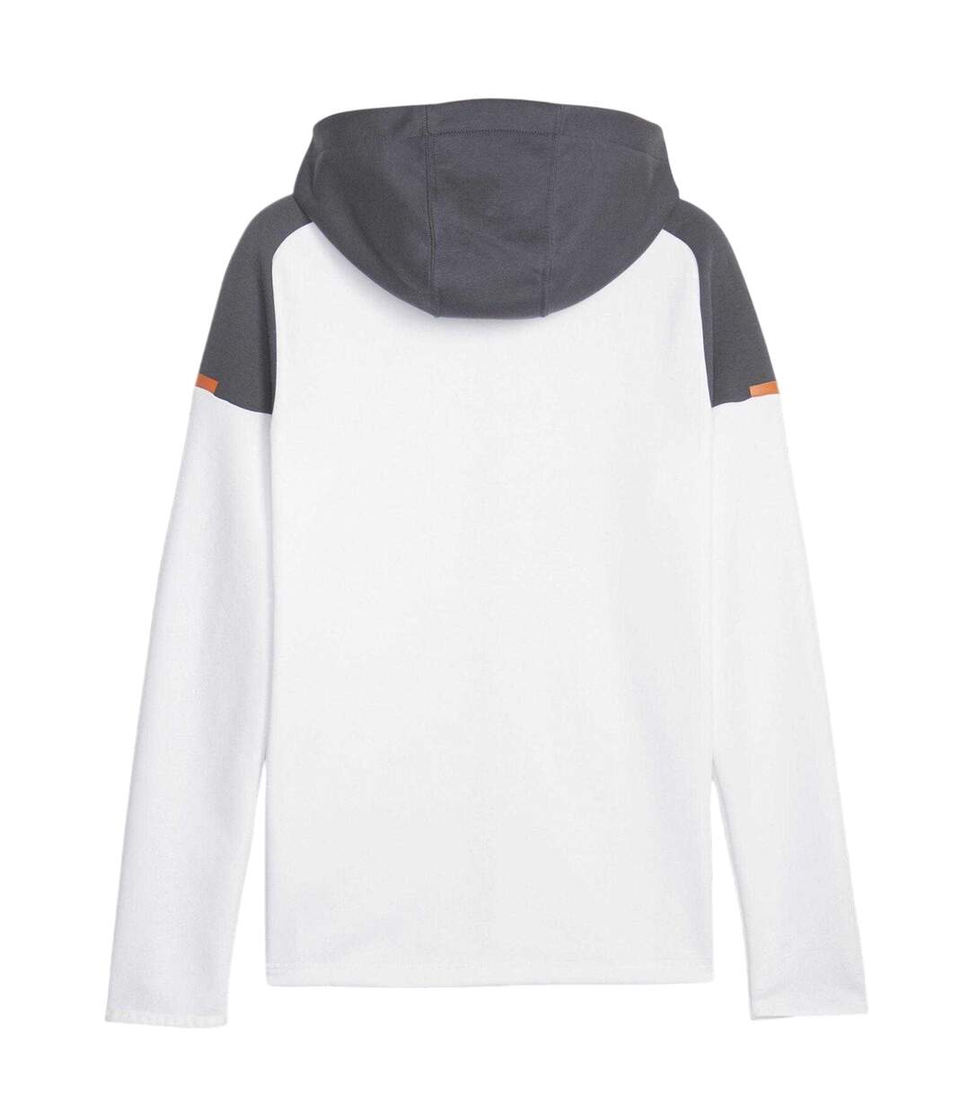 Mens Casuals Manchester City Fc Relaxed Fit Hoodie  White Puma-3