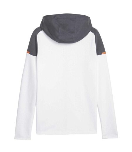 Mens Casuals Manchester City Fc Relaxed Fit Hoodie  White Puma