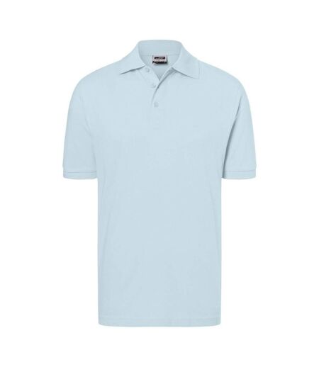 Polo Classic Homme Bleu Clair James And Nicholson