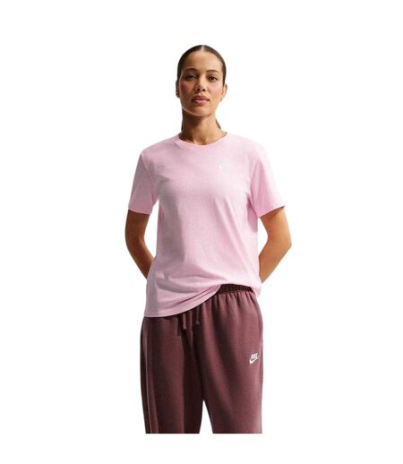Womens/ladies Club T-shirt Pink Foam Nike