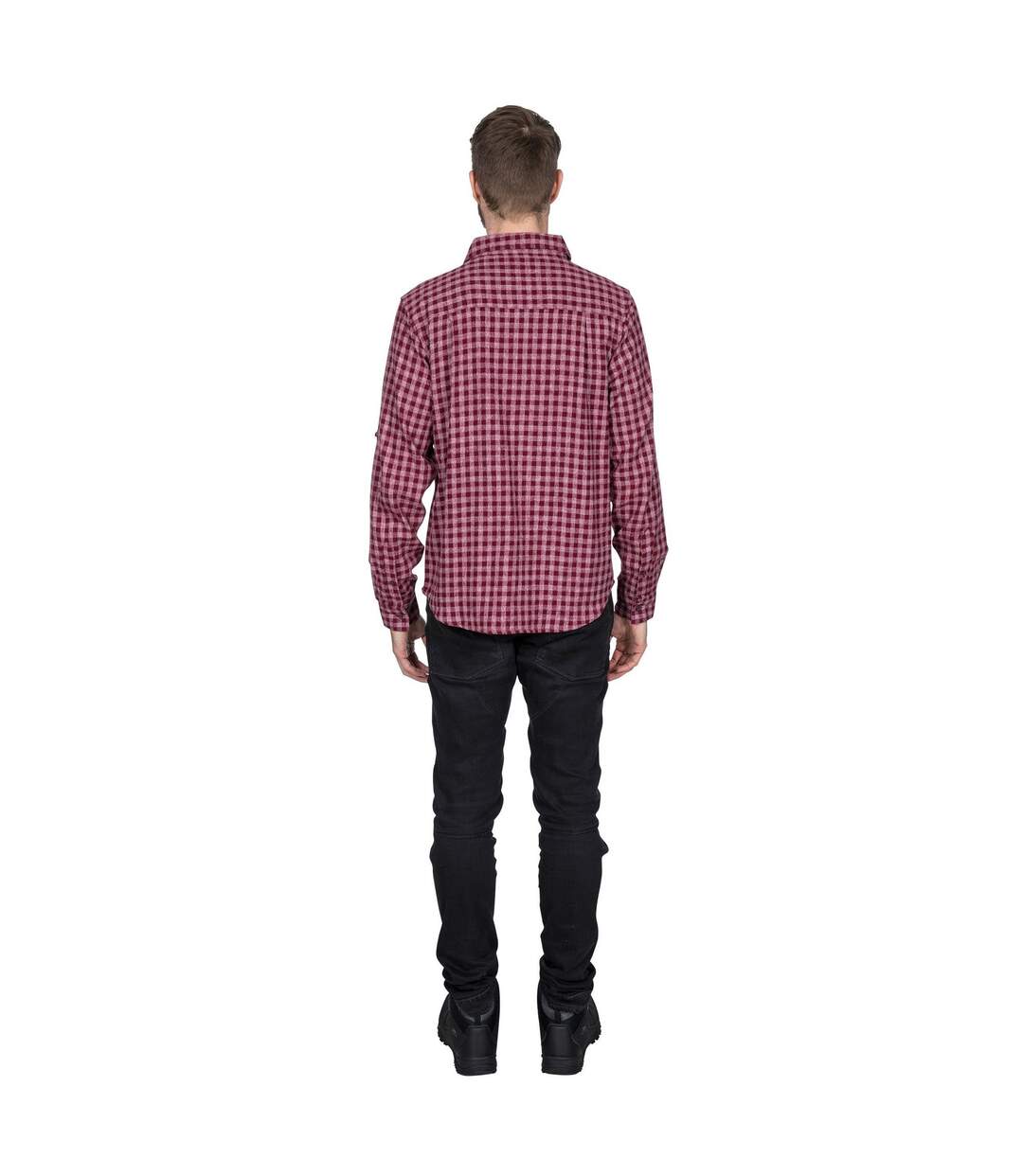 Trespass Mens Participate Shirt (Prune Check)