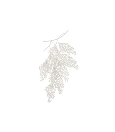 Décoration Murale Feuilles Branches 95cm Blanc