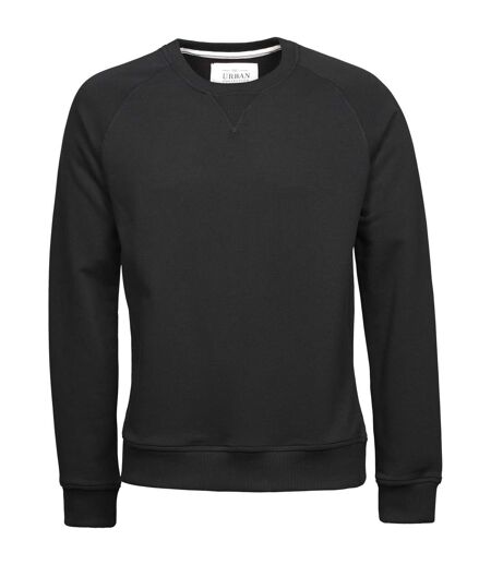 Tee Jays Mens Urban Raglan Sweatshirt (Black)