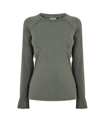 Haut Manches Longues Femme Bleu Marine USA Pro