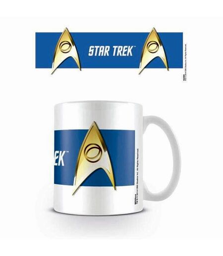 Star Trek - Mug SCIENCES BLUE (Blanc / Bleu / Doré) (Taille unique) - UTPM1828