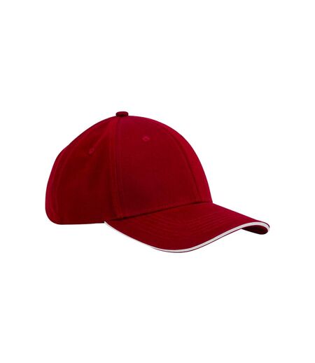 Casquette classic rouge classique / blanc Beechfield