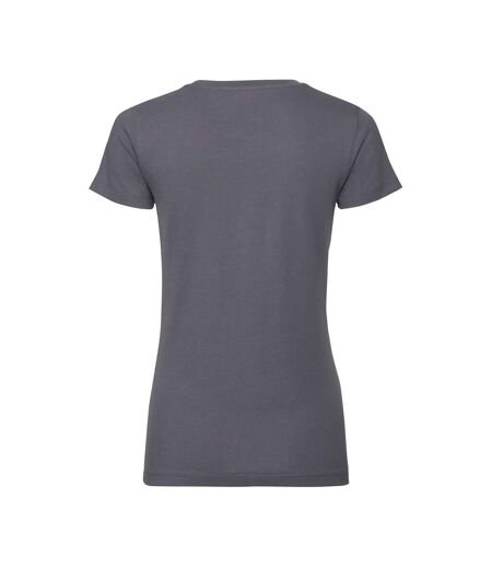 T-shirt Bio Authentic Femme Gris Foncé Russell