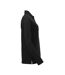 Womens/ladies Classic Marion Long-sleeved Polo Shirt Black Clique-4