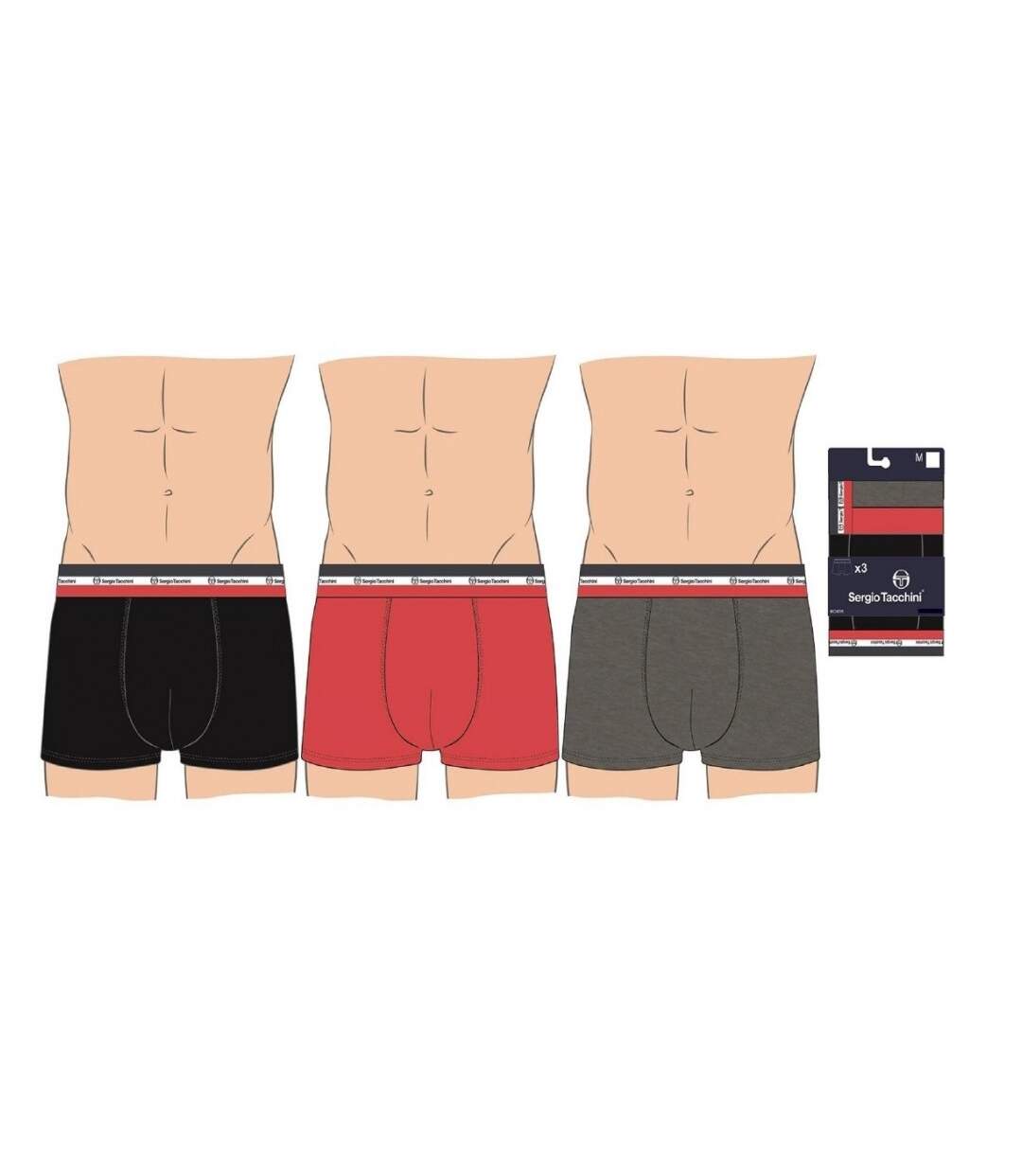 Boxer SERGIO TACCHINI X3 - Pack de 3-4