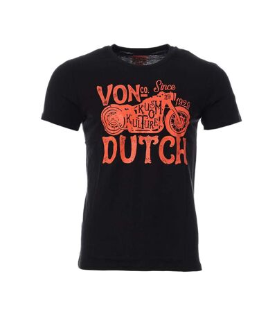 T-shirt Noir Homme Von Dutch TRLOG3 - L