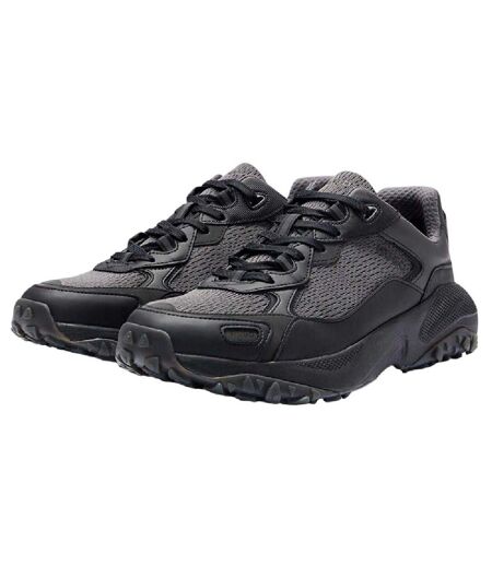 Mens Cyrus Logo Low Cut Trainers Charcoal Hugo