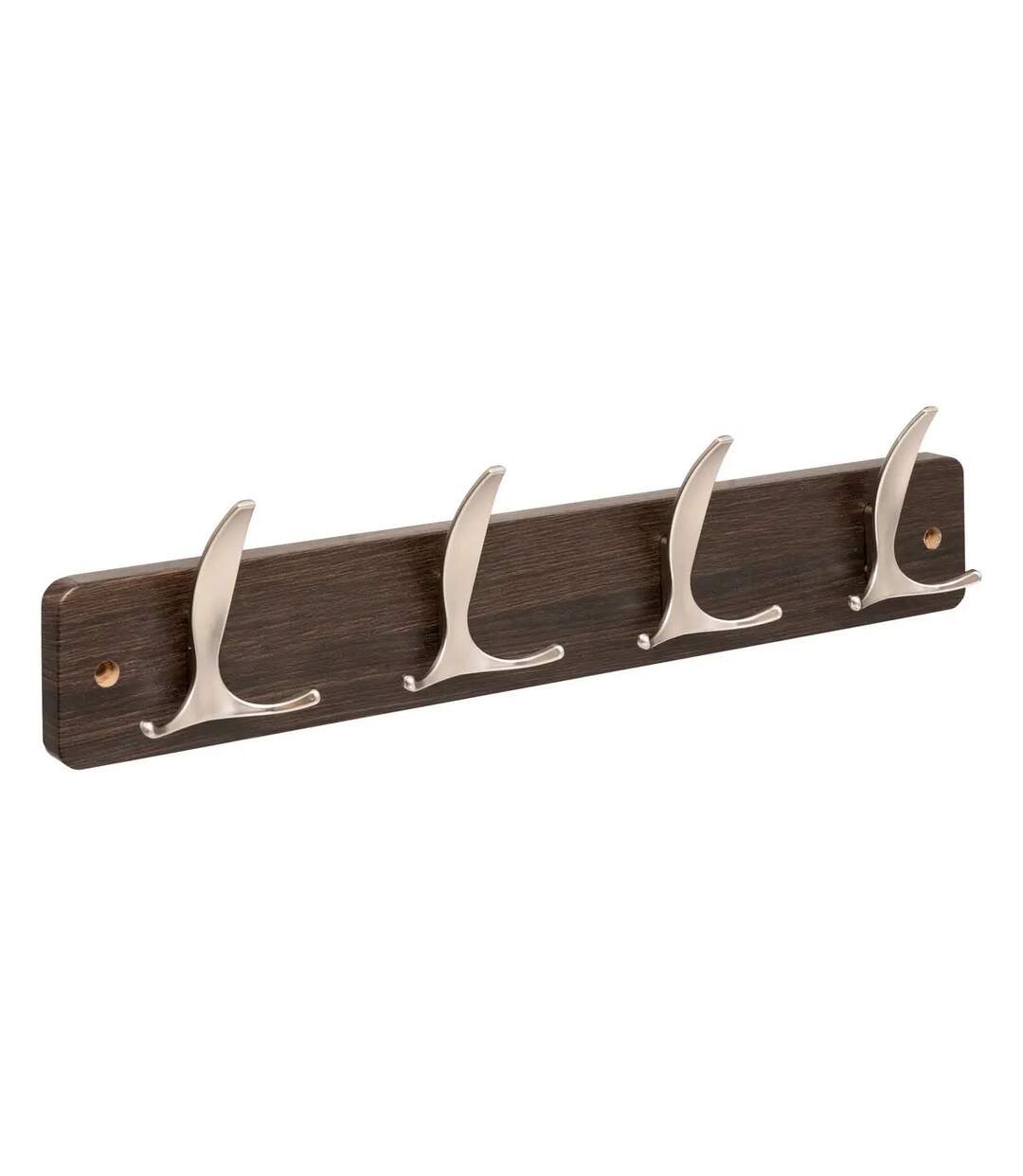 Patère 4 Tiges Design Ziny 45cm Marron-1