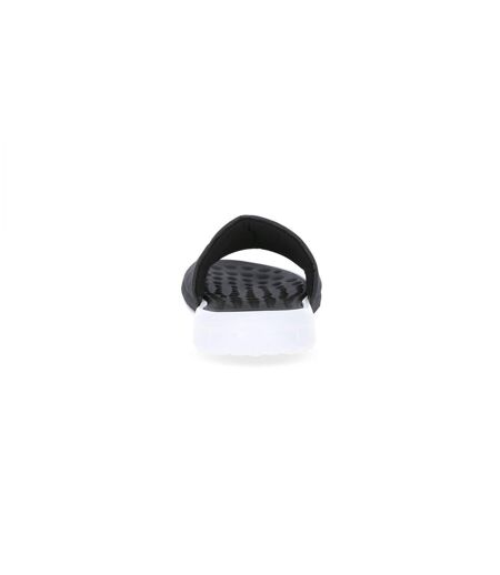 Claquettes rembourrées slide homme noir/blanc Trespass