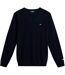 Mens Lymn Embroidered Logo Knitted V Neck Sweatshirt Navy J.Lindeberg-2