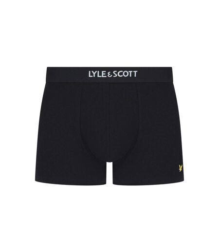 Pack Of 3  Mens Devon Boxer Shorts  Black Ivy White Lyle & Scott