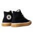 Womens/ladies All Star Canvas High Top Trainers Black Converse-2