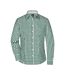 Blouse Motif/style À Carreaux Femme Vert Forêt Blanc James And Nicholson-1