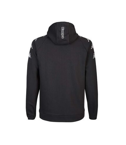 Sweat Zippé Noir Homme Kappa Divieto - L