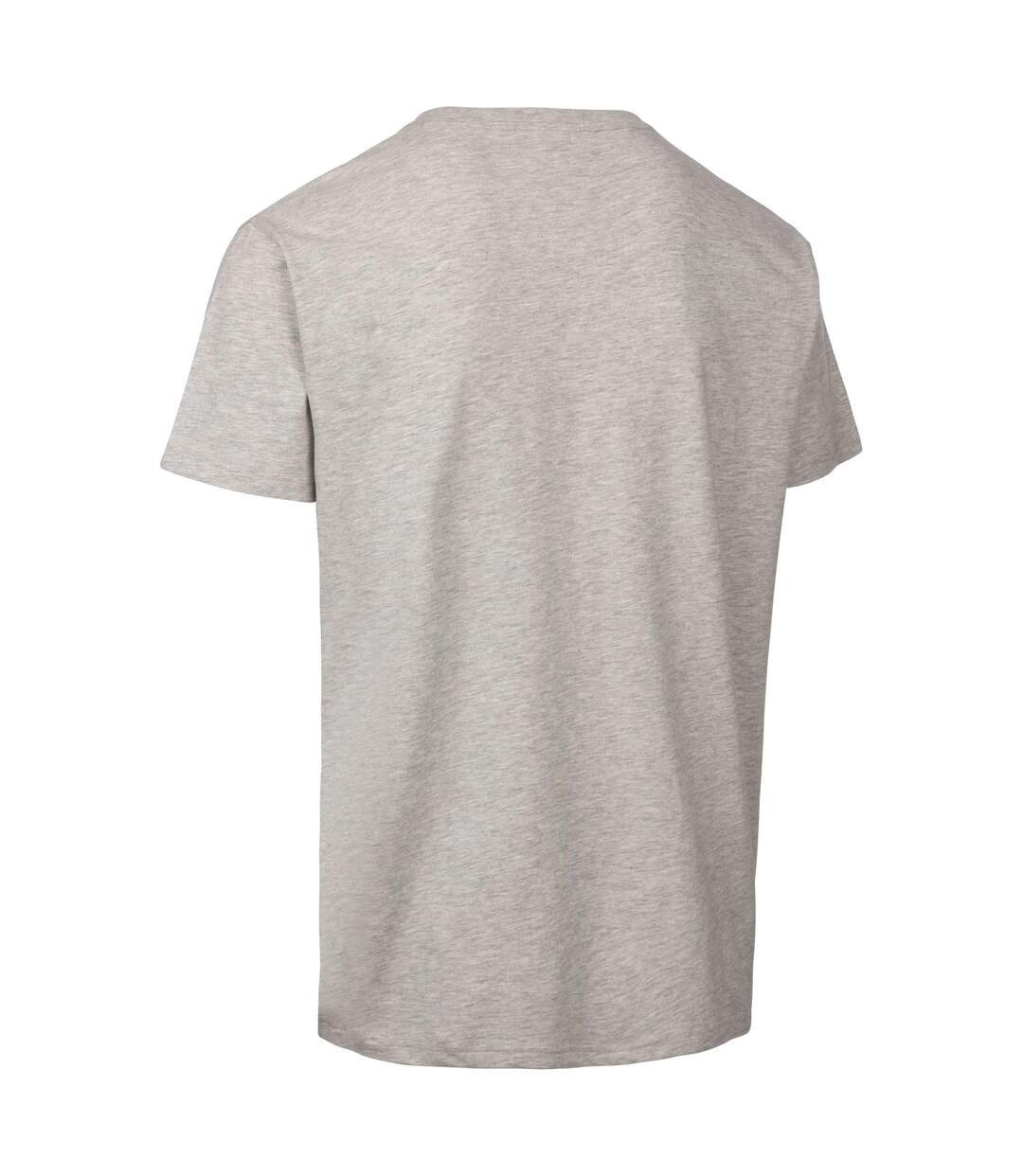 Mens Printed Casual T-shirt Grey Marl Trespass-2