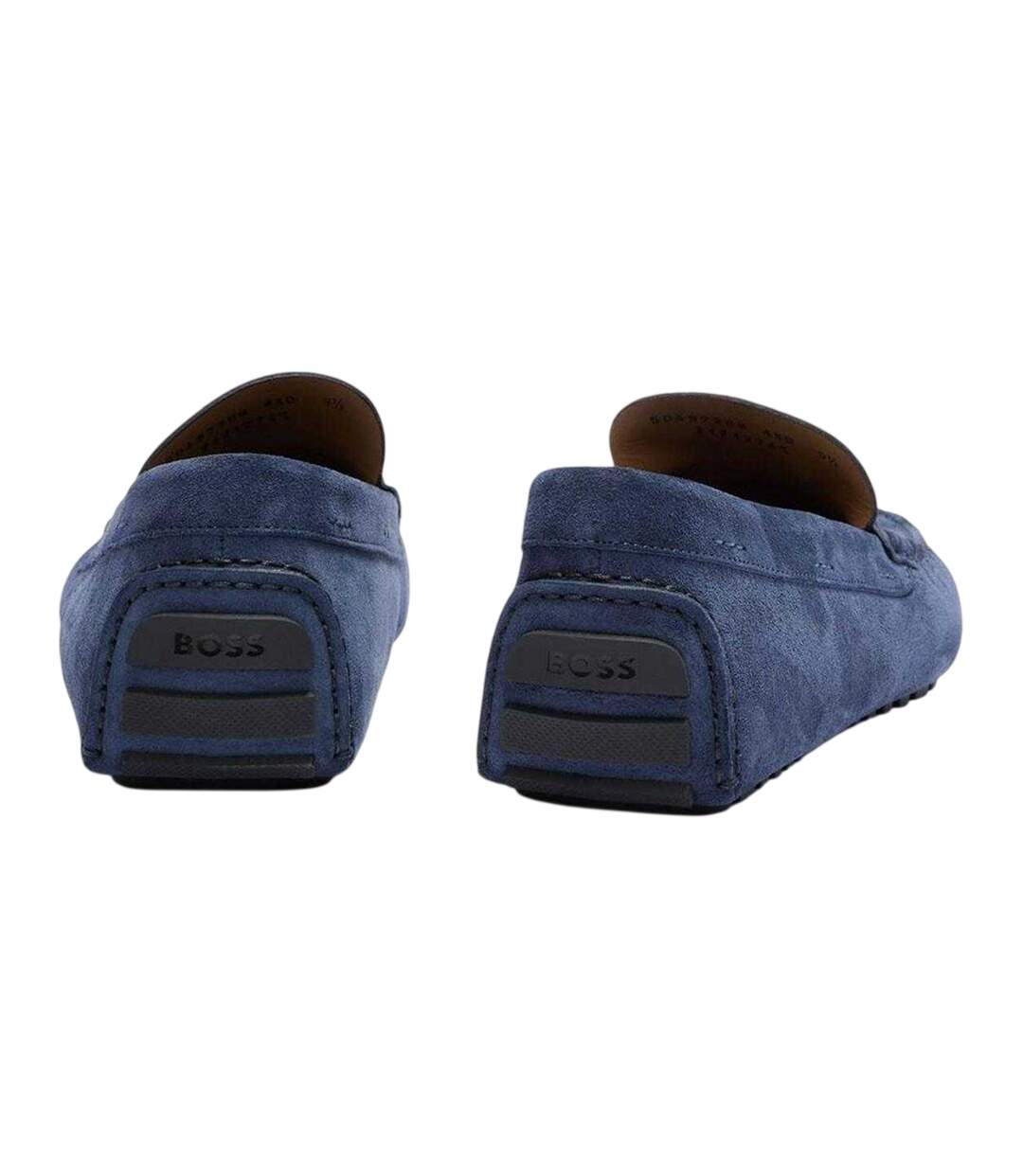 Mocassins Driver Homme Bleu Boss-2