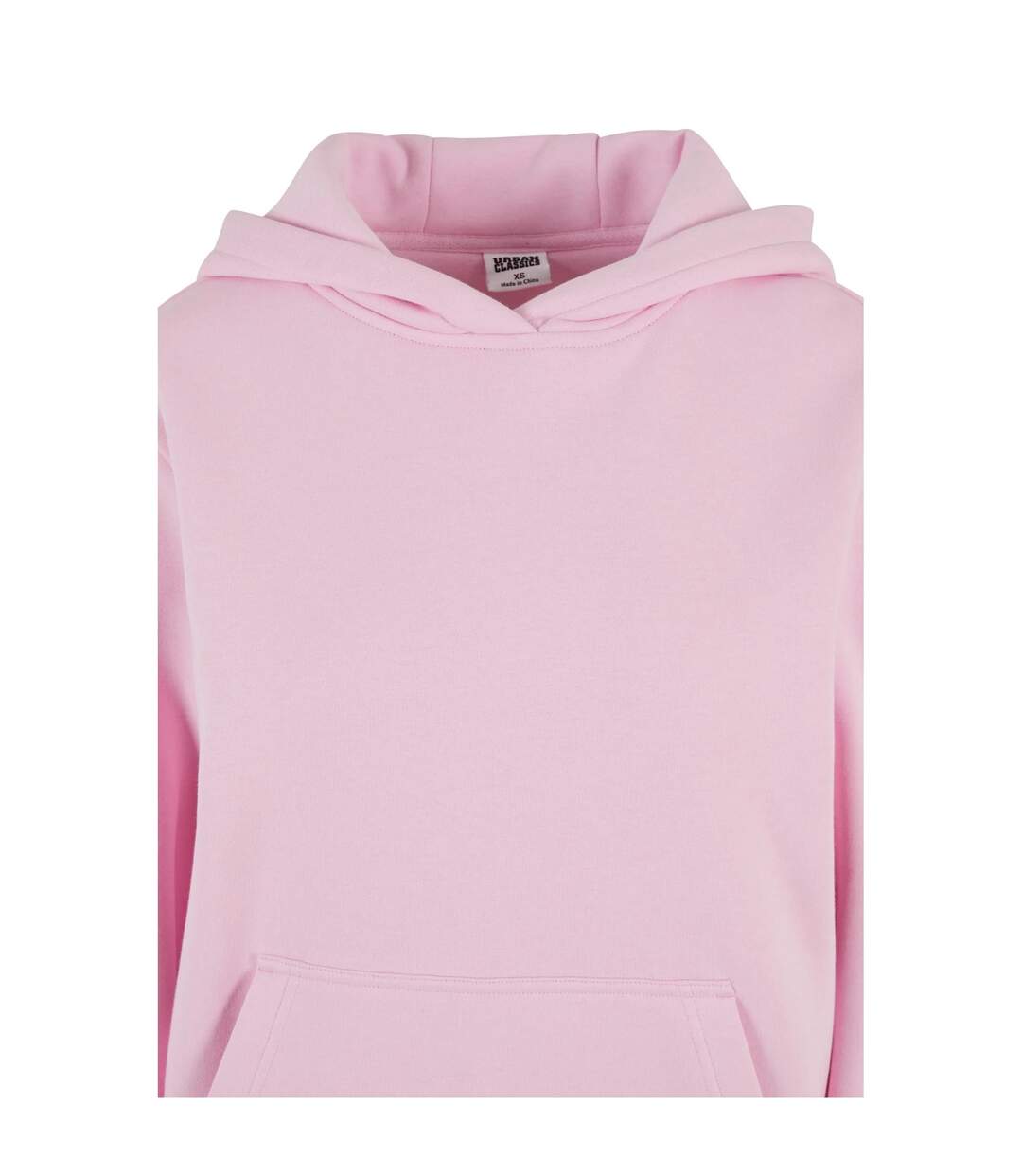 Sweat À Capuche Femme Rose Clair Urban Classics-3