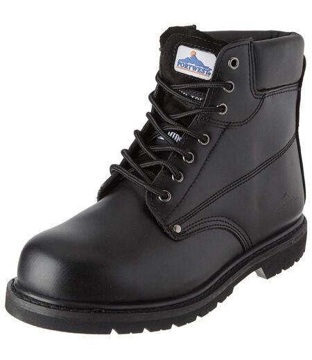 Portwest Mens Steelite SBP HRO Leather Safety Boots (Black) - UTPC4426