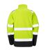 Veste softshell homme jaune fluo / noir SAFE-GUARD by Result-2
