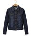 MAYFLOWER DALILA1B – Blouson en jean stretch pour femme : la veste ajustée au confort absolu-2