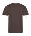 T-shirt just cool homme marron foncé Awdis