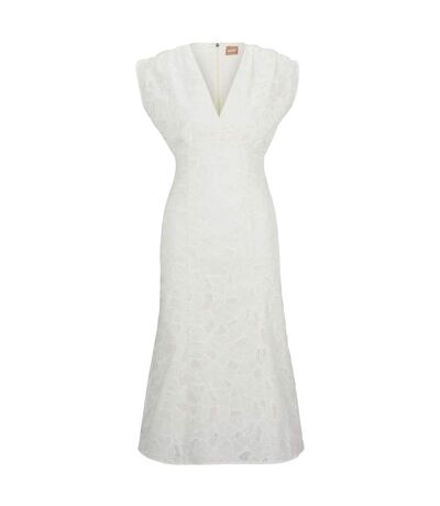Robe Dipata Femme Blanc Hugo Boss