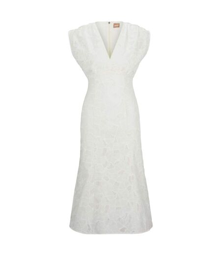 Robe Dipata Femme Blanc Hugo Boss