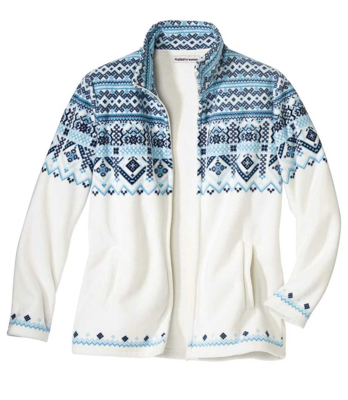Fleecejacke mit Jacquard-Motiv Atlas For Men